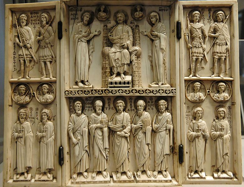Harbaville Triptych,  ca. 950 CE, Musée du Louvre, Paris, OA 3247 